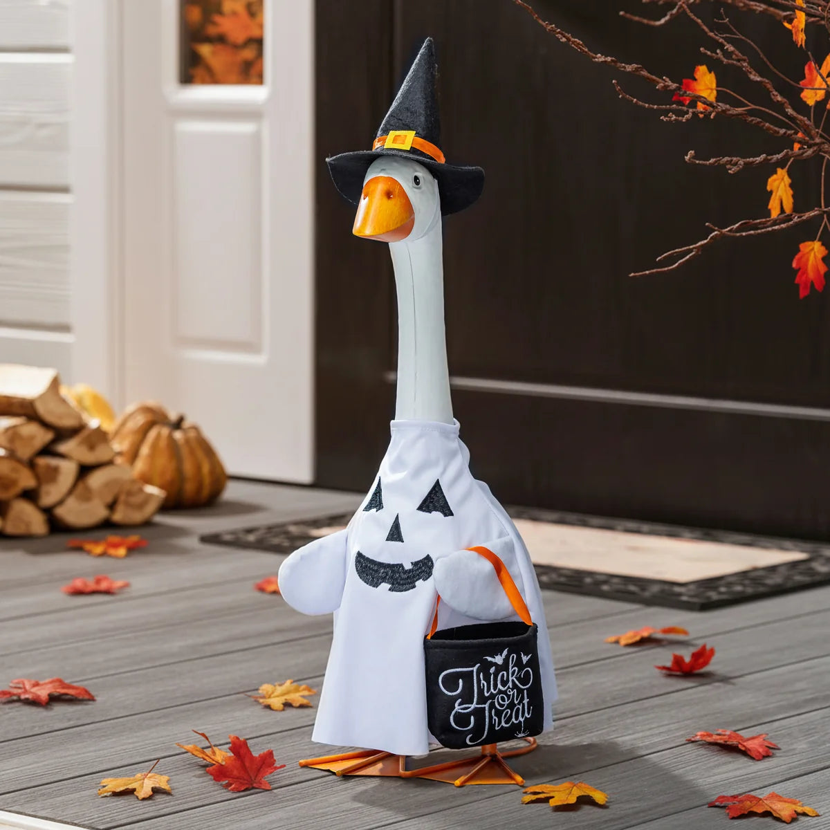 Porch Goose Outfit - Ghost