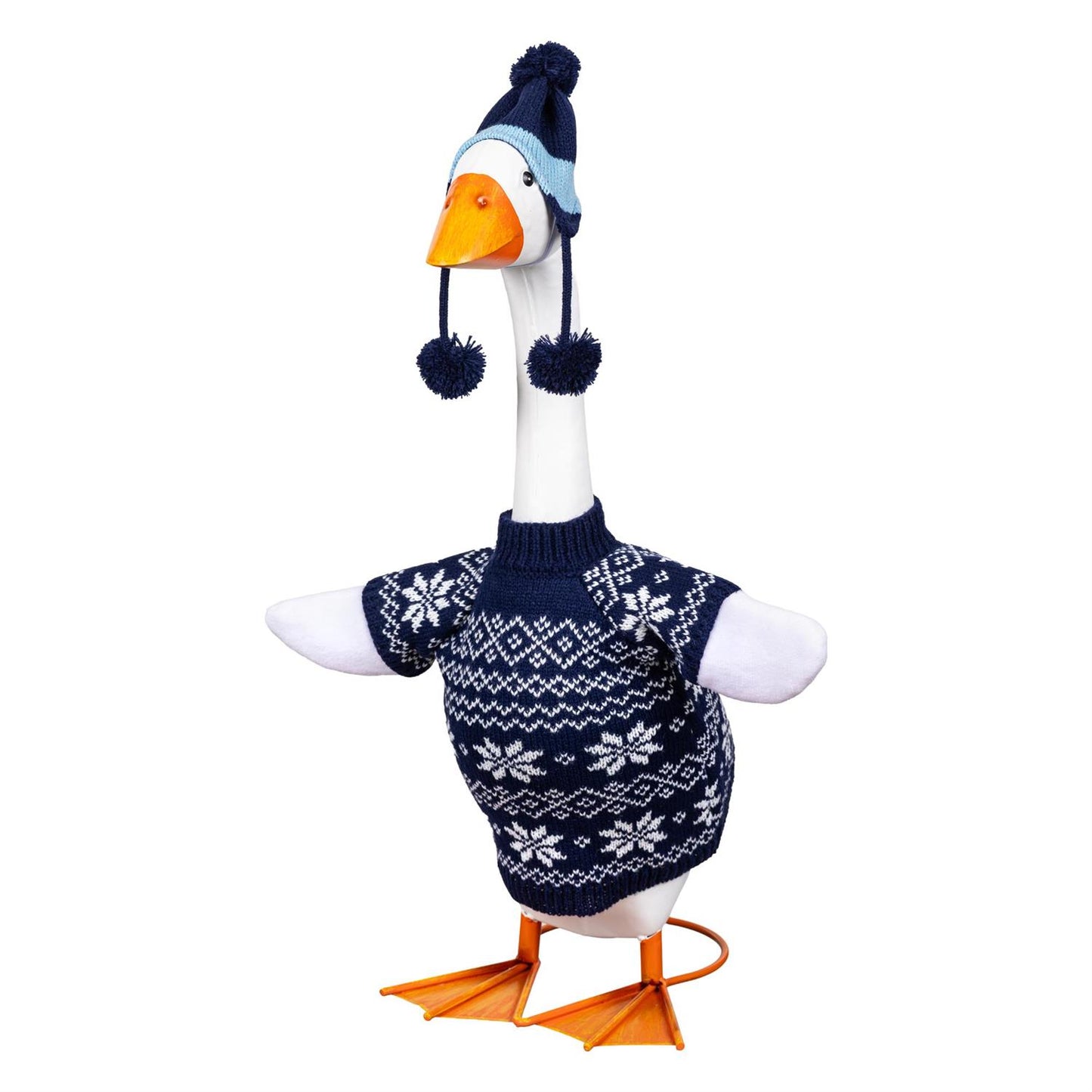 Porch Goose Outfit - Blue Sweater