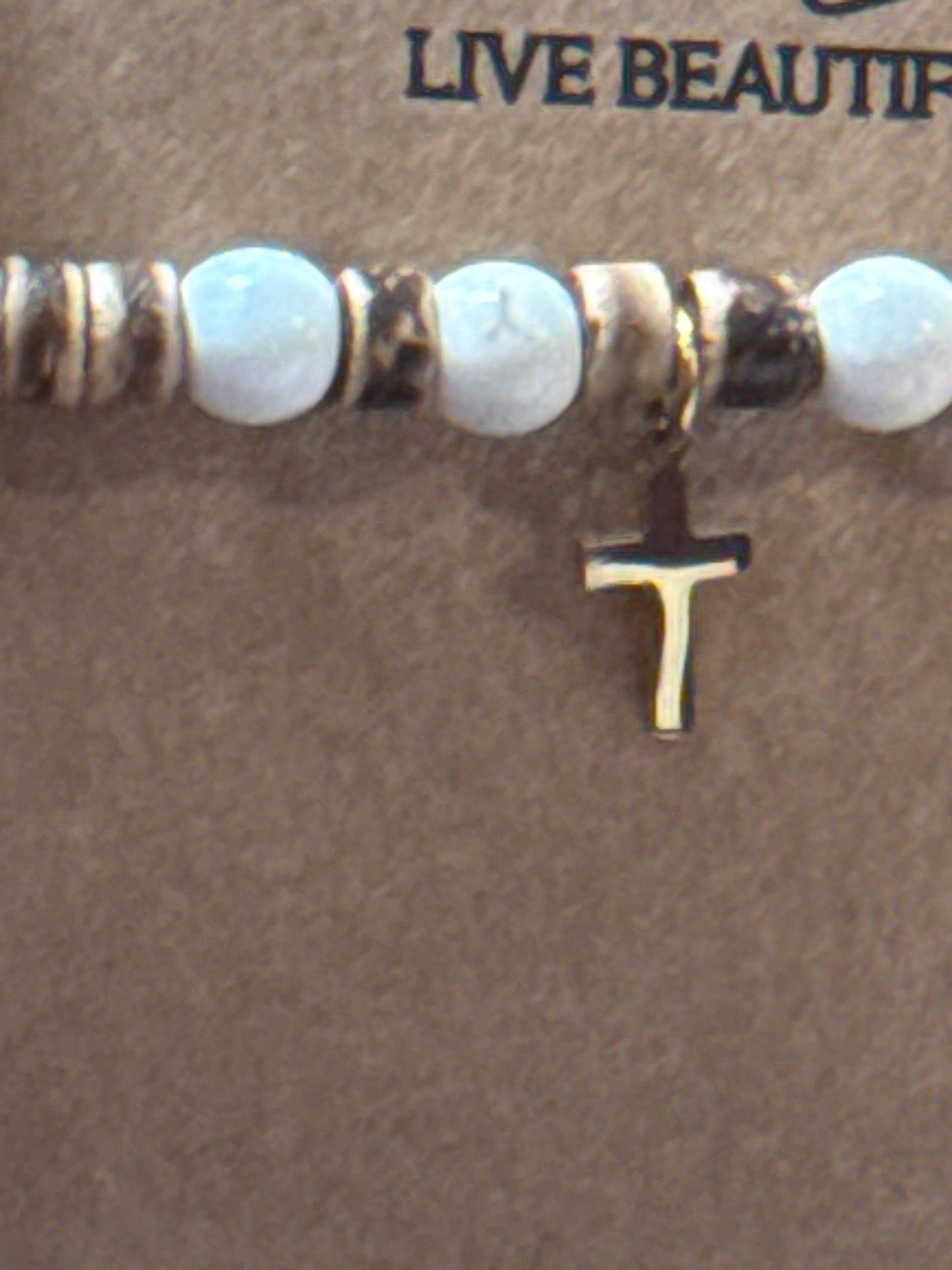 Coconut Cross Bracelet