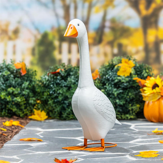 Giddy Porch Goose Statue