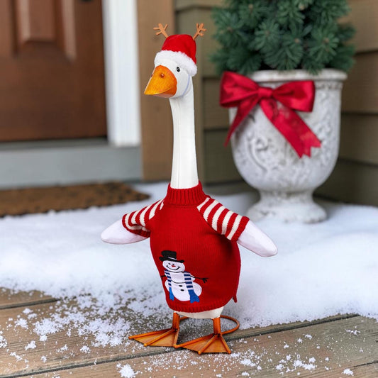 Porch Goose Outfit - Red Sweater