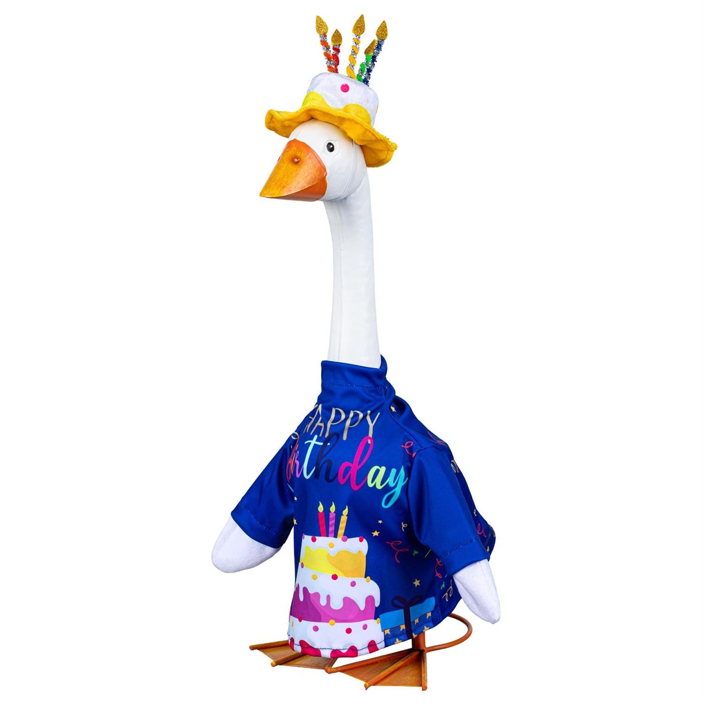 Porch Goose Outfit - Birthday Celebration (Blue)