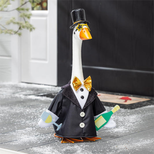 Porch Goose Outfit - Happy New Year