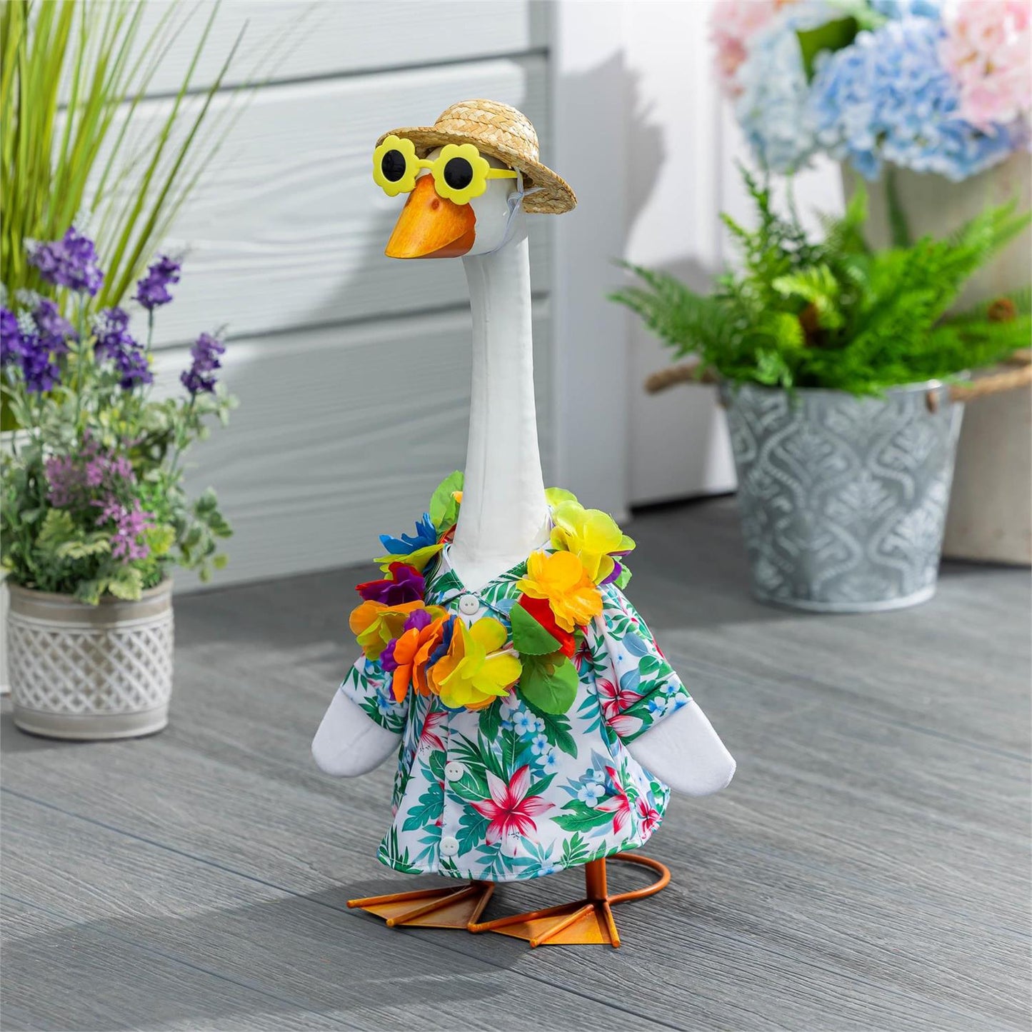 Porch Goose Outfit - Hawaiian Vacation