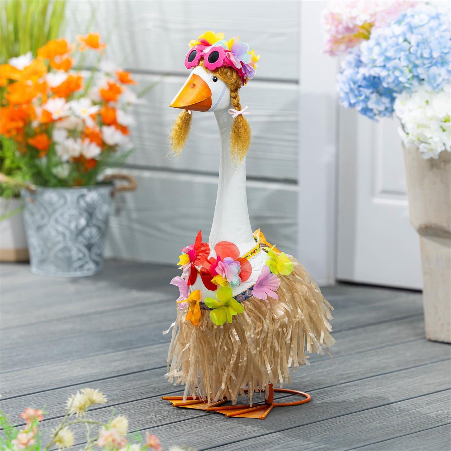 Porch Goose Outfit - Hula Girl