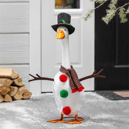 Porch Goose Outfit - Snowman