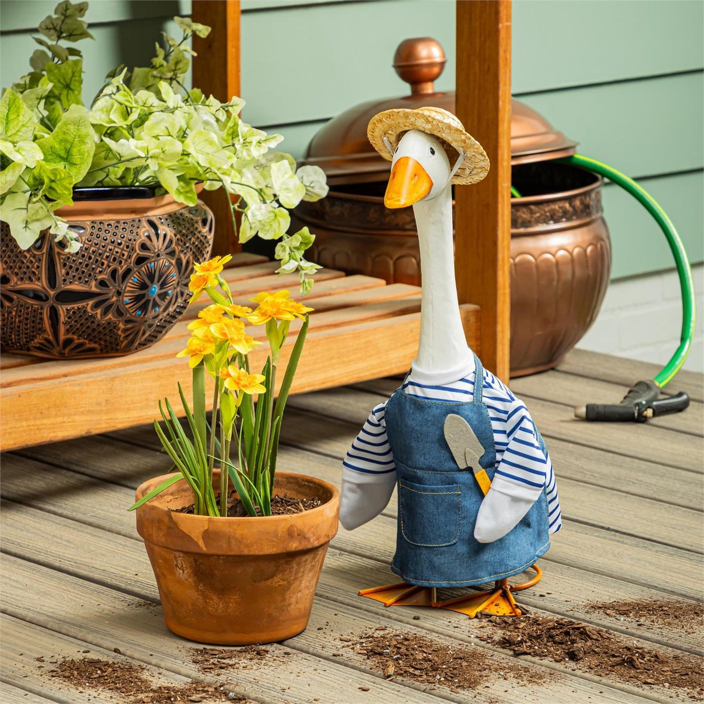 Porch Goose Outfit - Gardener