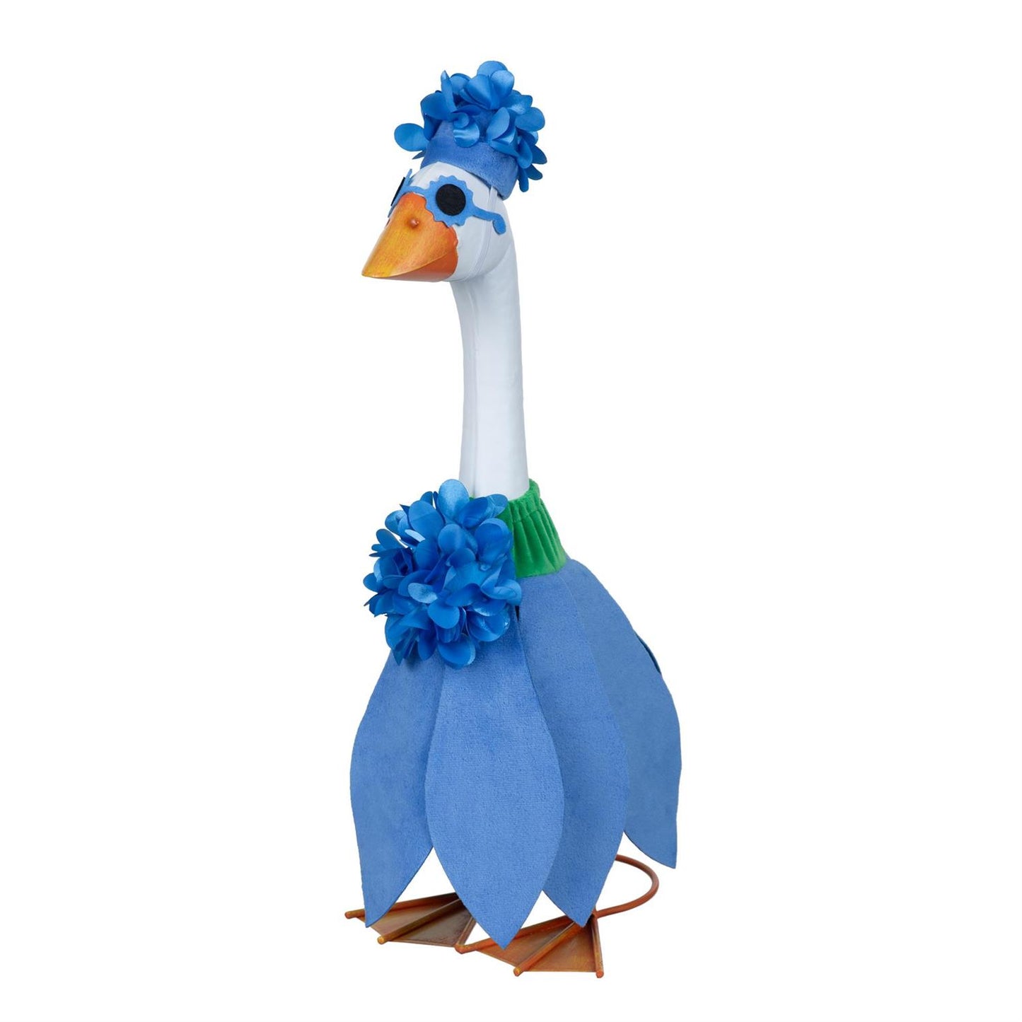 Porch Goose Outfit - Blue Hydrangea