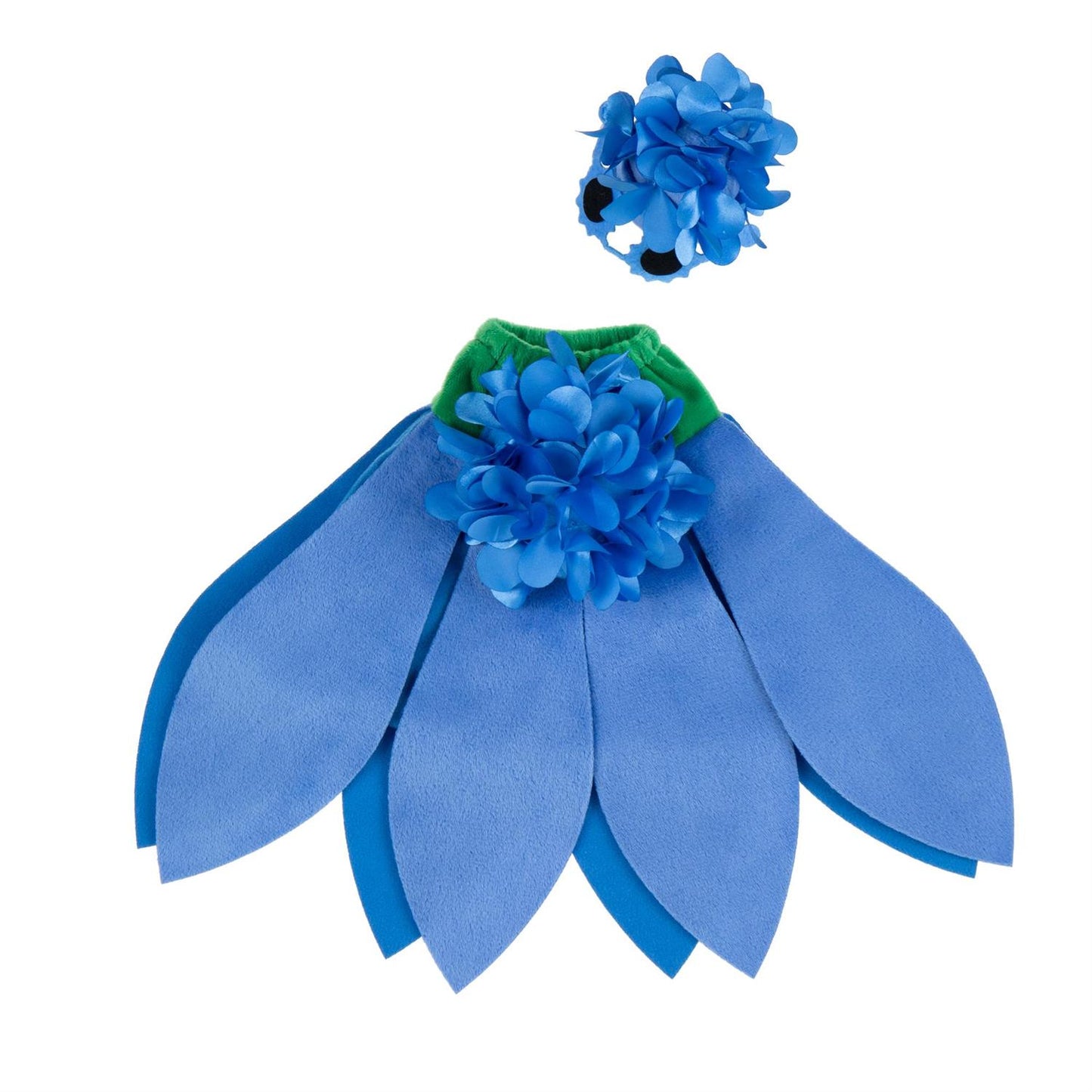 Porch Goose Outfit - Blue Hydrangea
