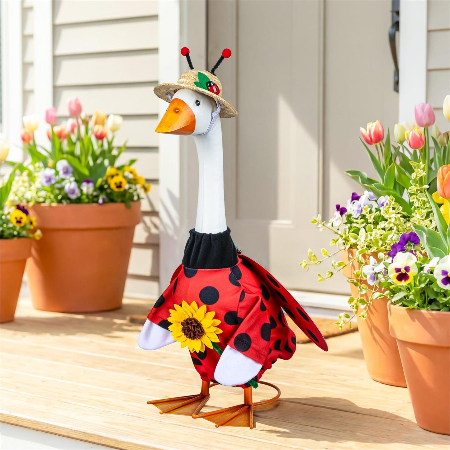 Porch Goose Outfit - Ladybug
