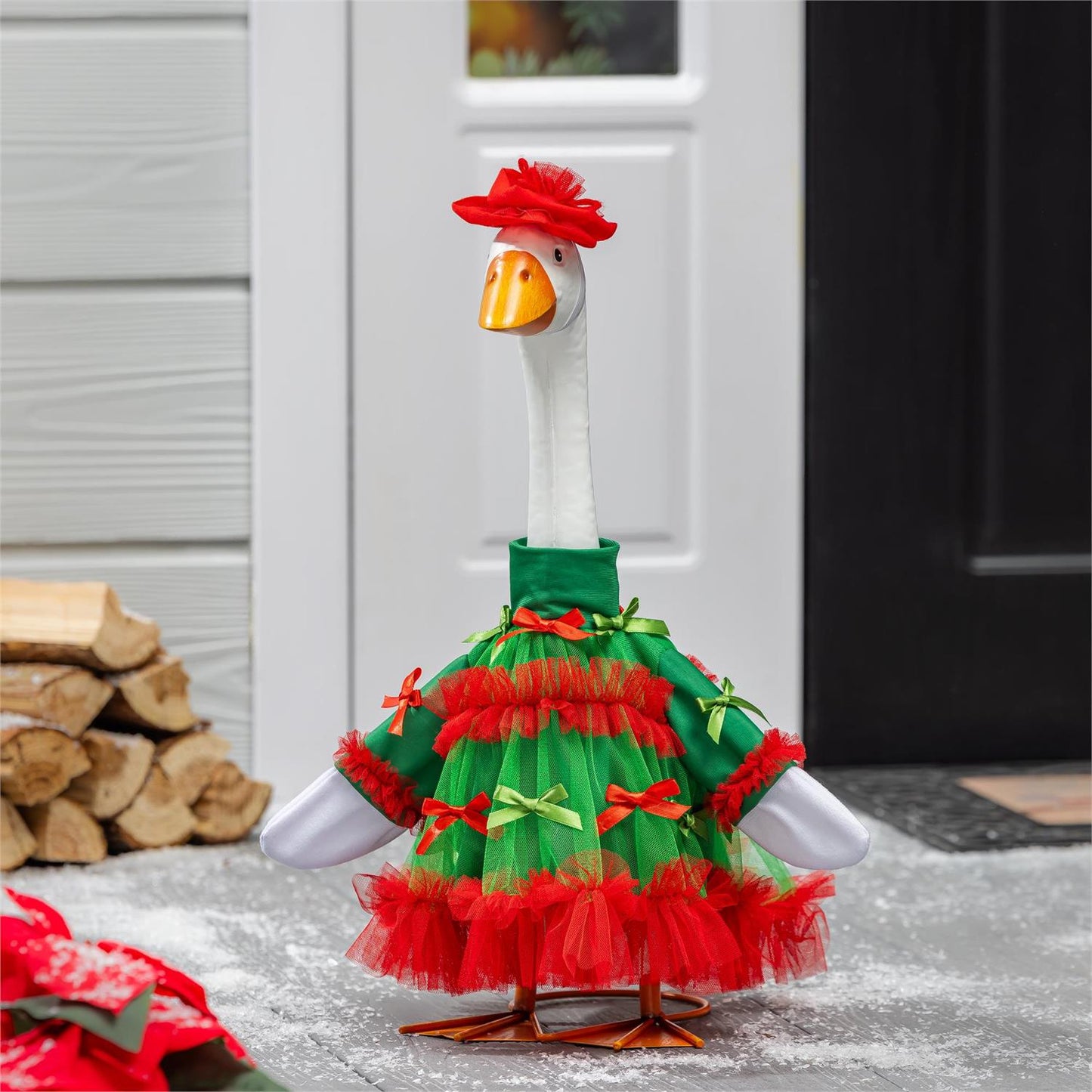 Porch Goose Outfit - Bows