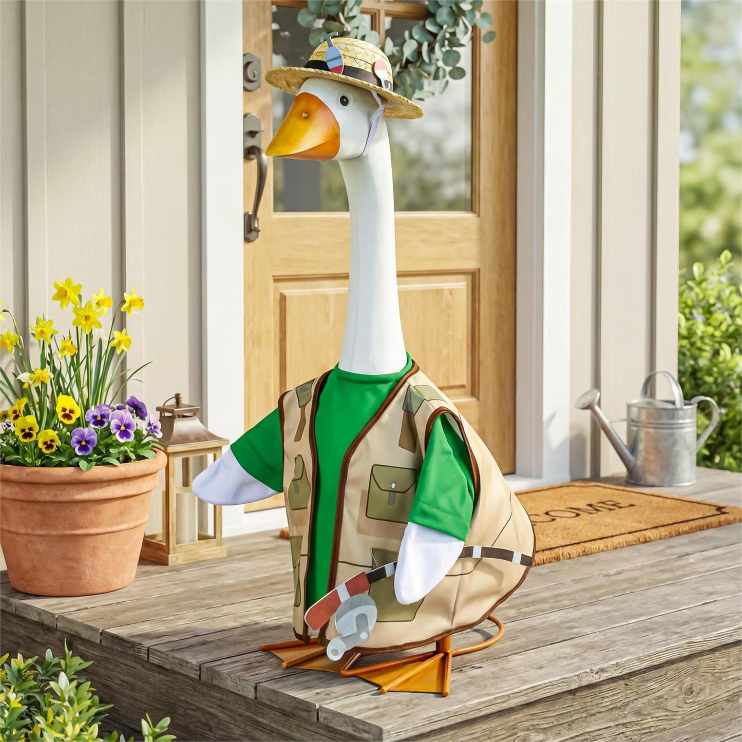 Porch Goose Outfit - Go Fishing
