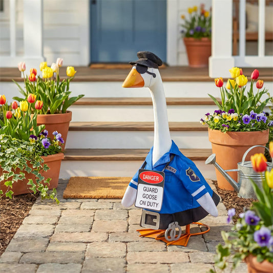Porch Goose Outfit - Police Officer