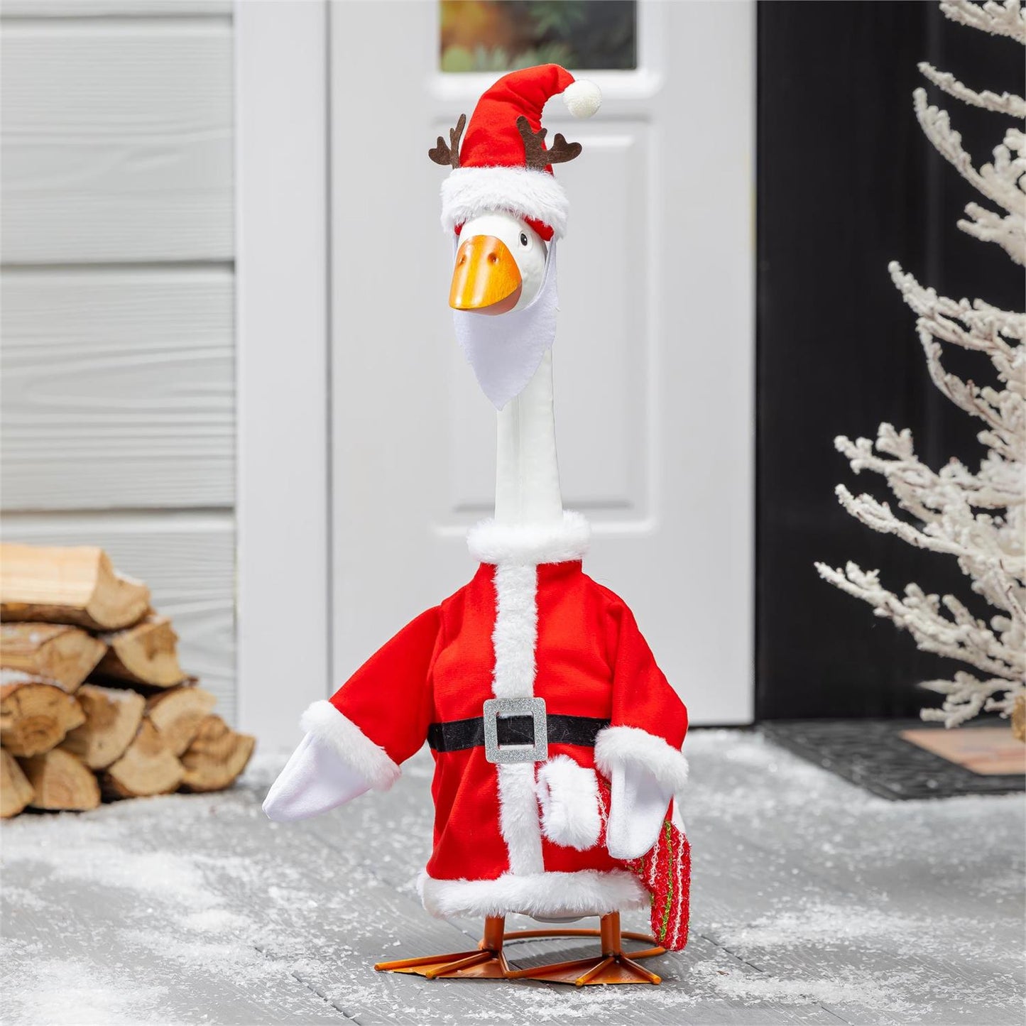 Porch Goose Outfit - Mr. Claus